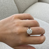 The Celeste Cluster Diamond Ring