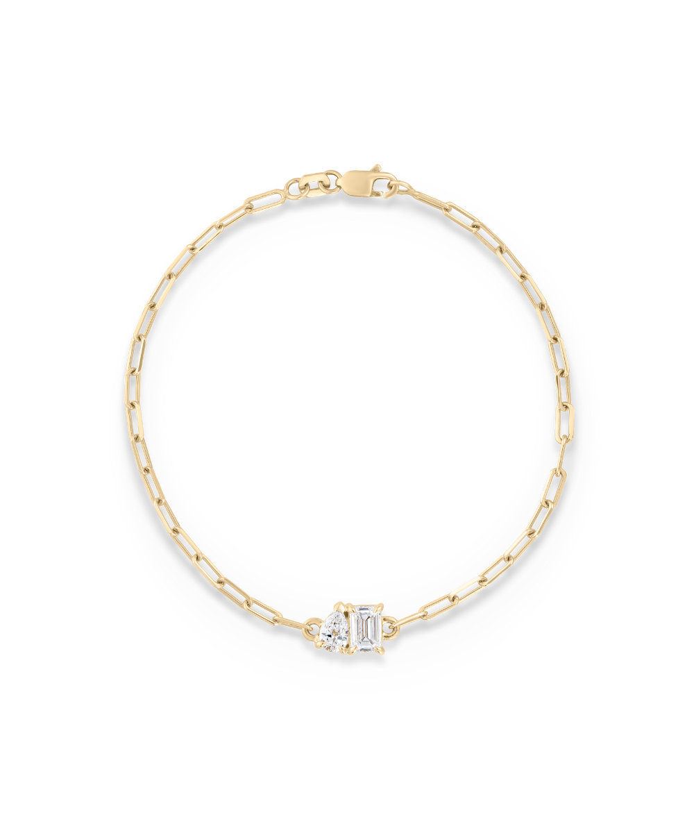 Bridget Toi et Moi Bracelet - Double Diamond
