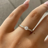 Two Tone Diamond Ring