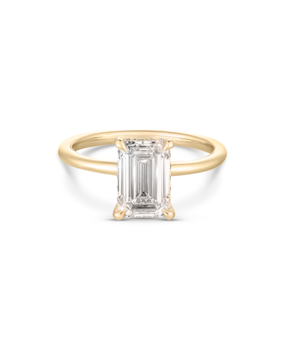 Tayla 2.54ct lab grown diamond solitaire engagement ring in 18ct yellow gold