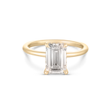 Tayla 2.54ct Emerald Diamond Engagement Ring