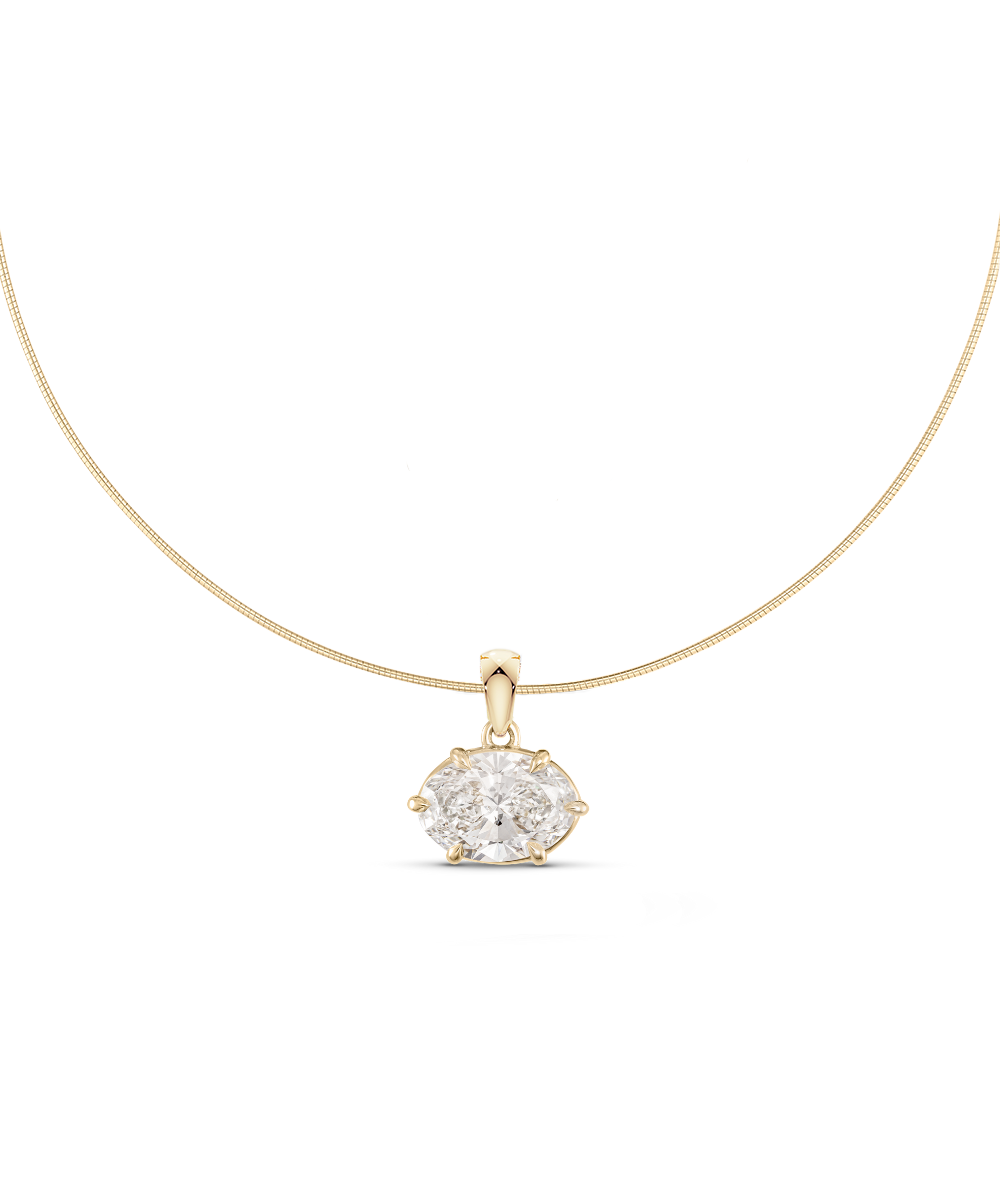 Victoria Oval Diamond Necklace
