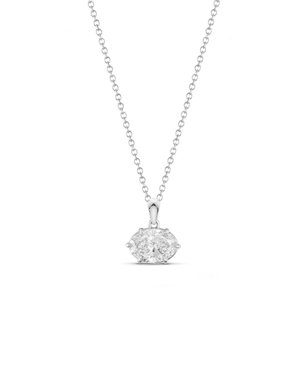 Victoria Oval Diamond Necklace