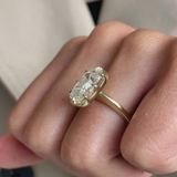 Victoria Oval Diamond Engagement Ring