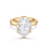 Victoria Oval Diamond Engagement Ring