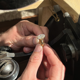 Victoria Oval Diamond Engagement Ring
