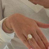 Victoria Oval Diamond Engagement Ring