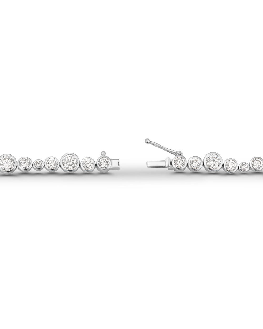 Vivienne Bezel Tennis Necklace classajewellers