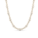 Vivienne Bezel Tennis Necklace classajewellers