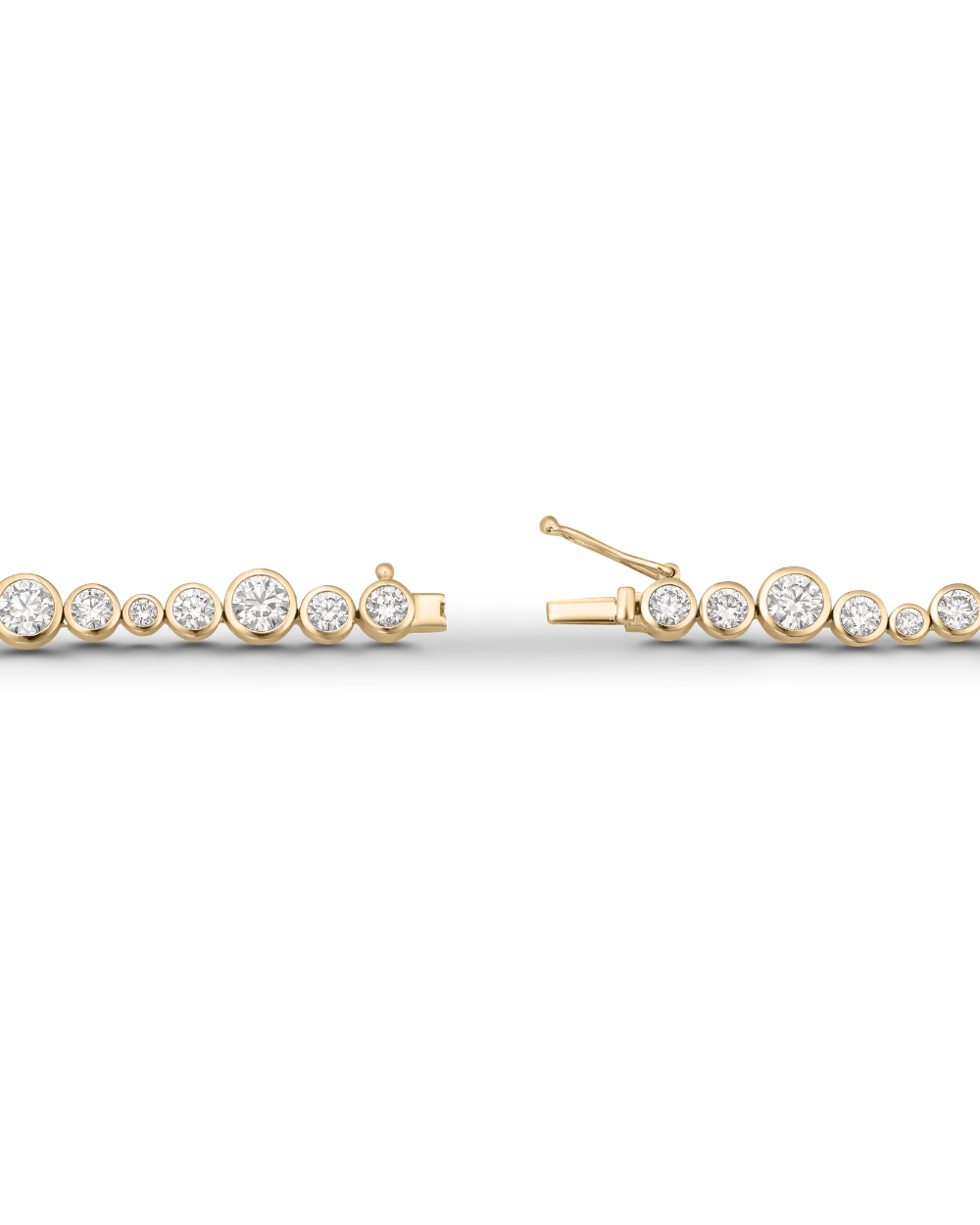 Vivienne Bezel Tennis Necklace classajewellers