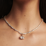 Vivienne Bezel Tennis Necklace