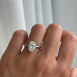 Grace 2ct Oval Diamond Solitaire Engagement Ring