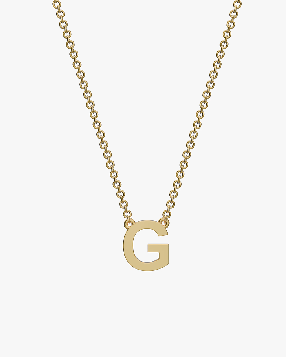 Single Initial Necklace