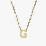 Single Initial Necklace