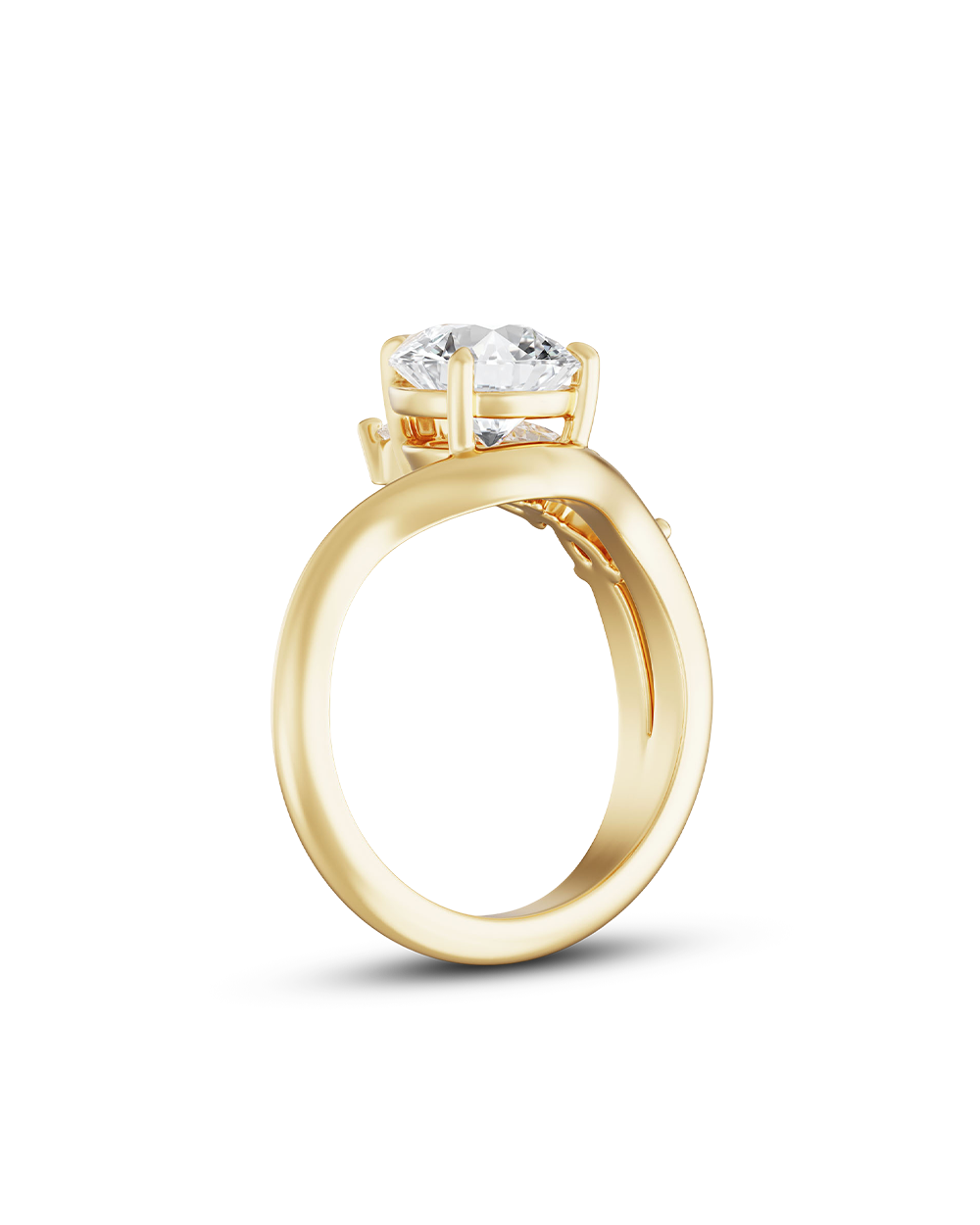 Yasmin 1.53ct Pear Diamond Ring