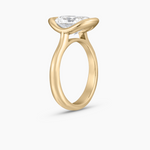 Zoe Oval Bezel Diamond Engagement Ring classajewellers