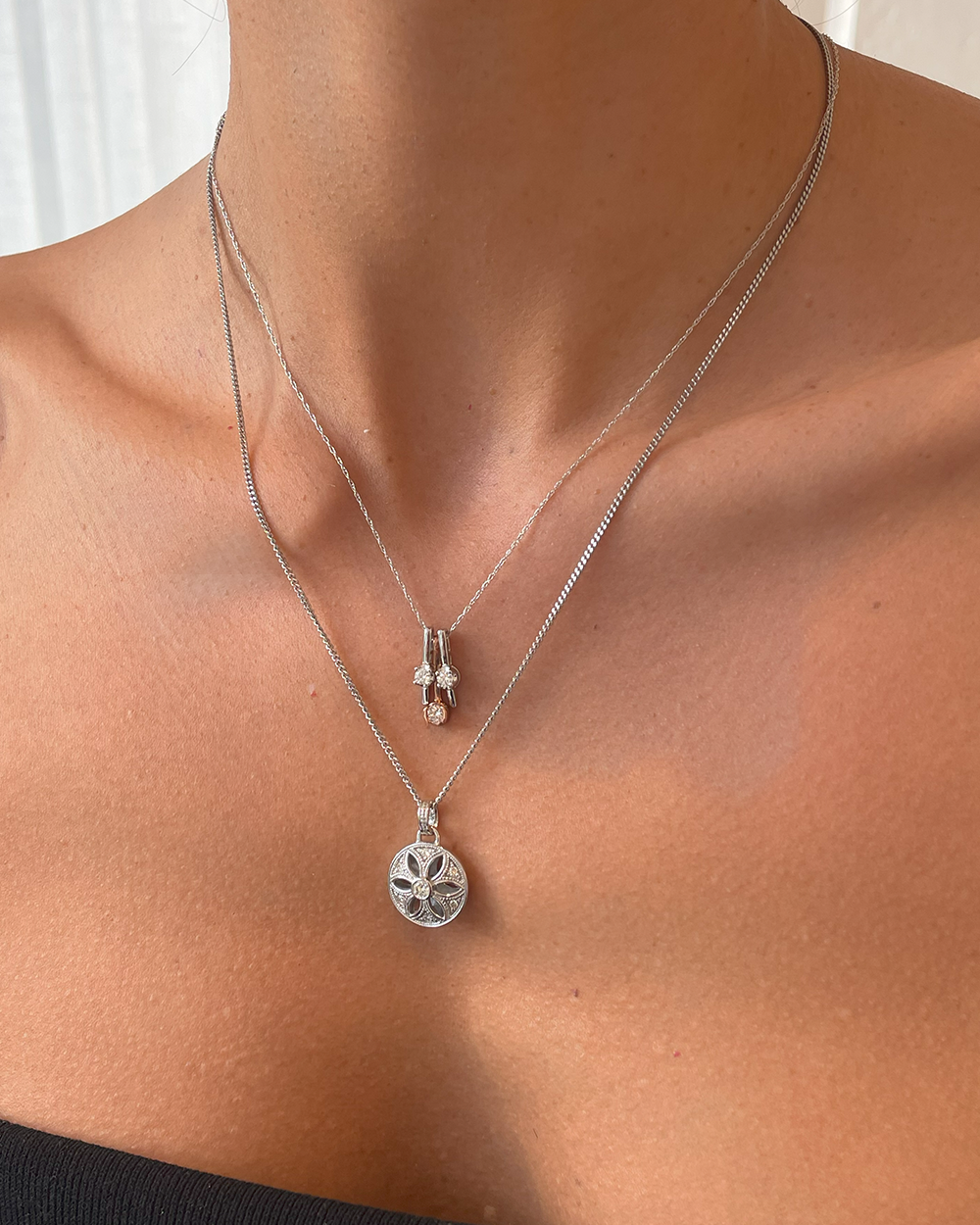 Tri-Diamond Pendant