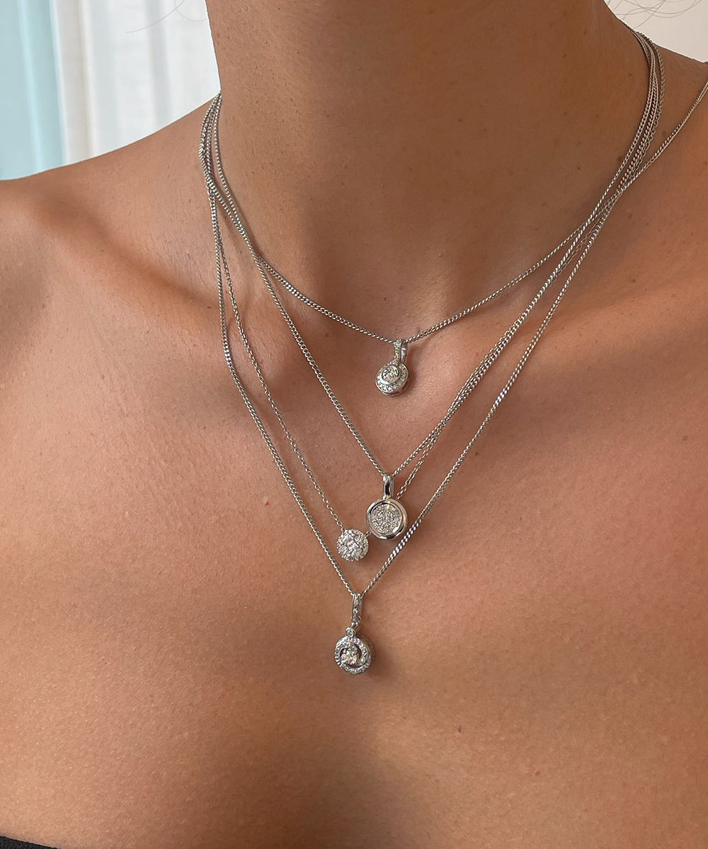 Diamond Cluster Pendant