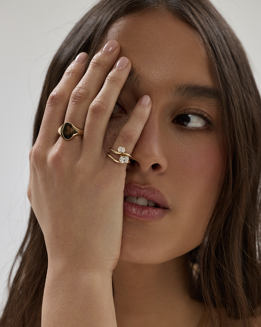 Astra Oval Pinky Ring - Ready in 7 Days