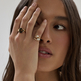 Bold Oval Signet Ring