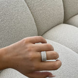 Bold Diamond Band - Two Tone