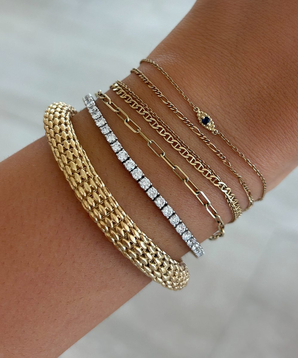 Serpentine Mesh Bracelet