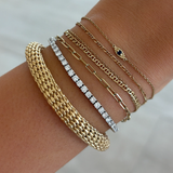 Serpentine Mesh Bracelet