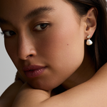 Violet Baroque Pearl Earrings