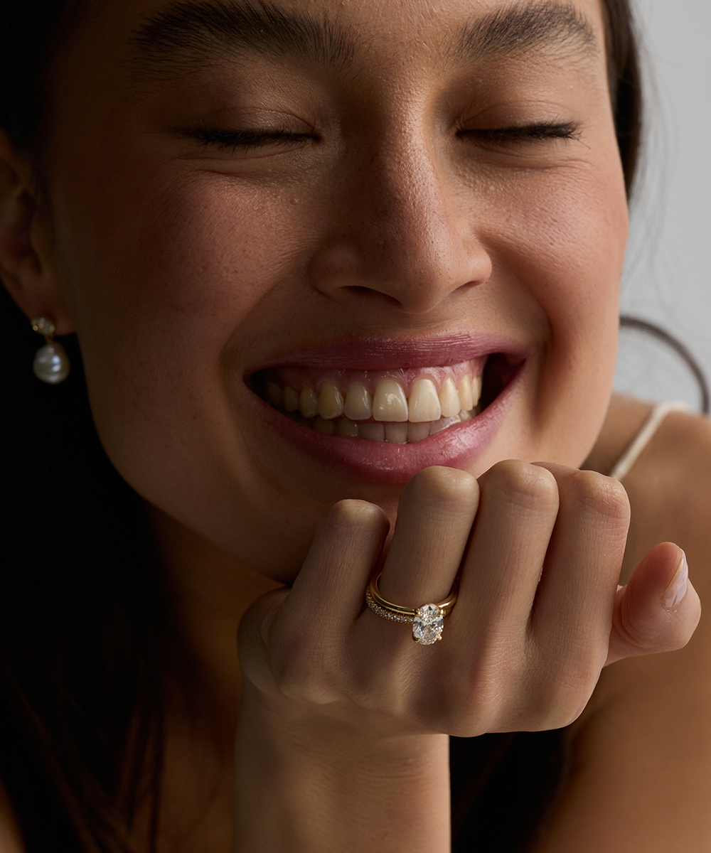 Grace 2.02ct Oval Diamond Solitaire Engagement Ring