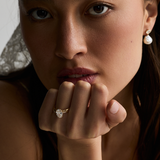 Violet Baroque Pearl Earrings