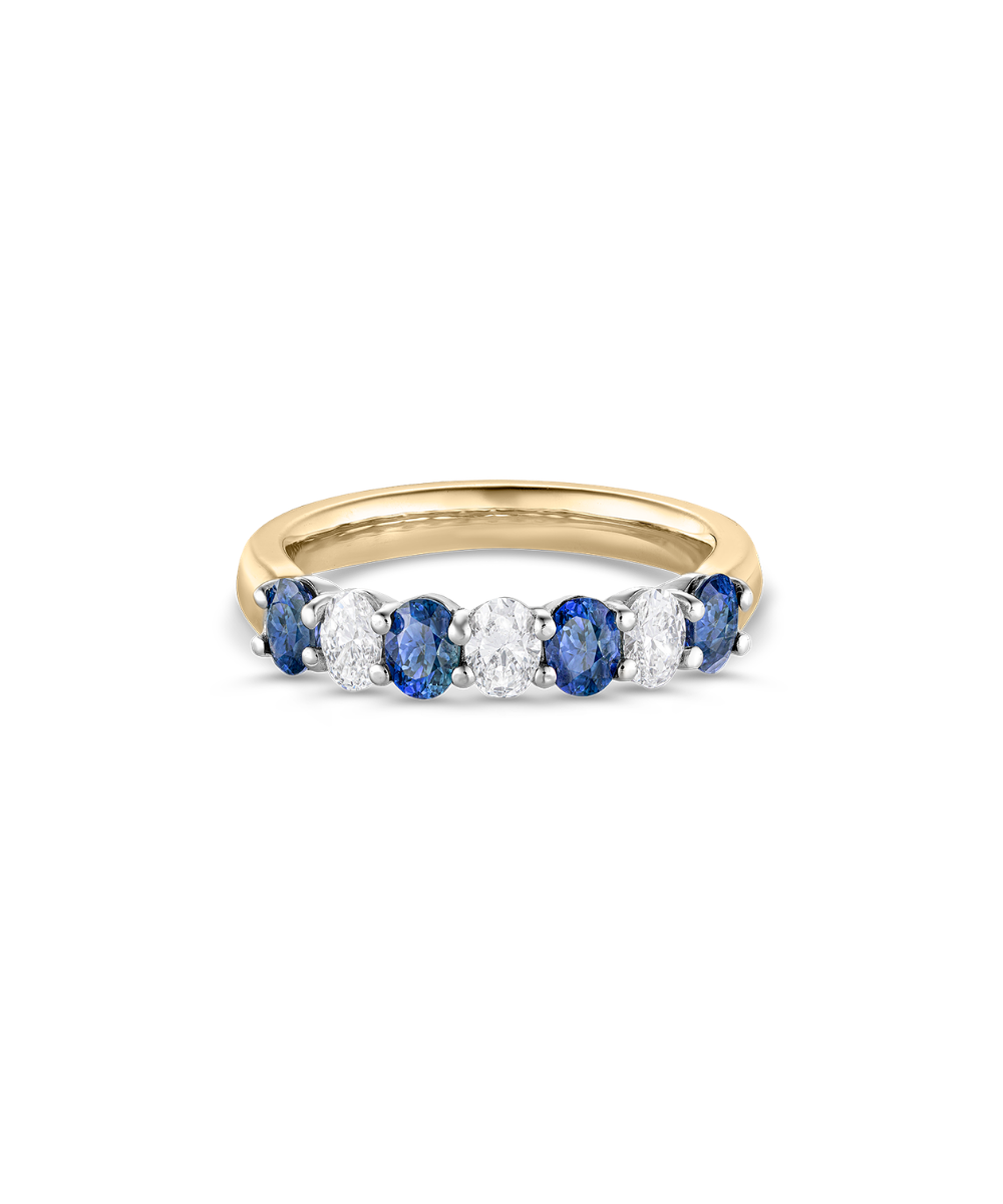 Carolyn Sapphire and Diamond Band classajewellers