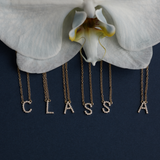Diamond Initial Necklace