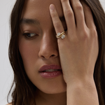 Astra Oval Pinky Ring