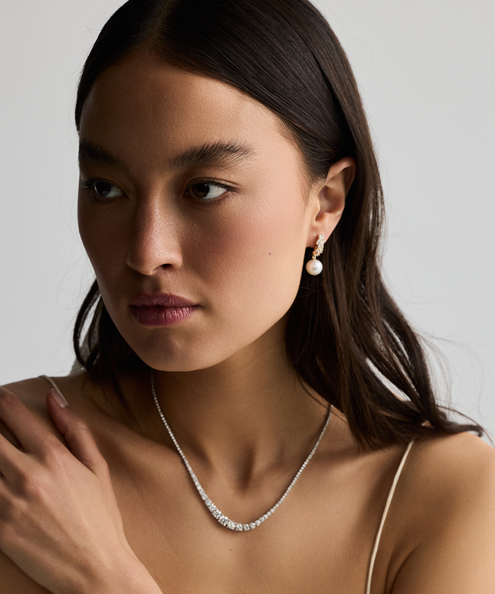 Dorsa Pearl Drop Earrings