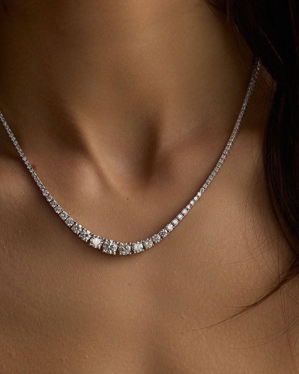 Graduating Tennis Necklace