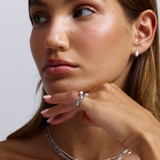 Cleo Marquise Diamond Huggies classajewellers