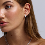 Cleo Marquise Diamond Huggies classajewellers