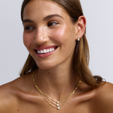 Cleo Pear Diamond Huggies