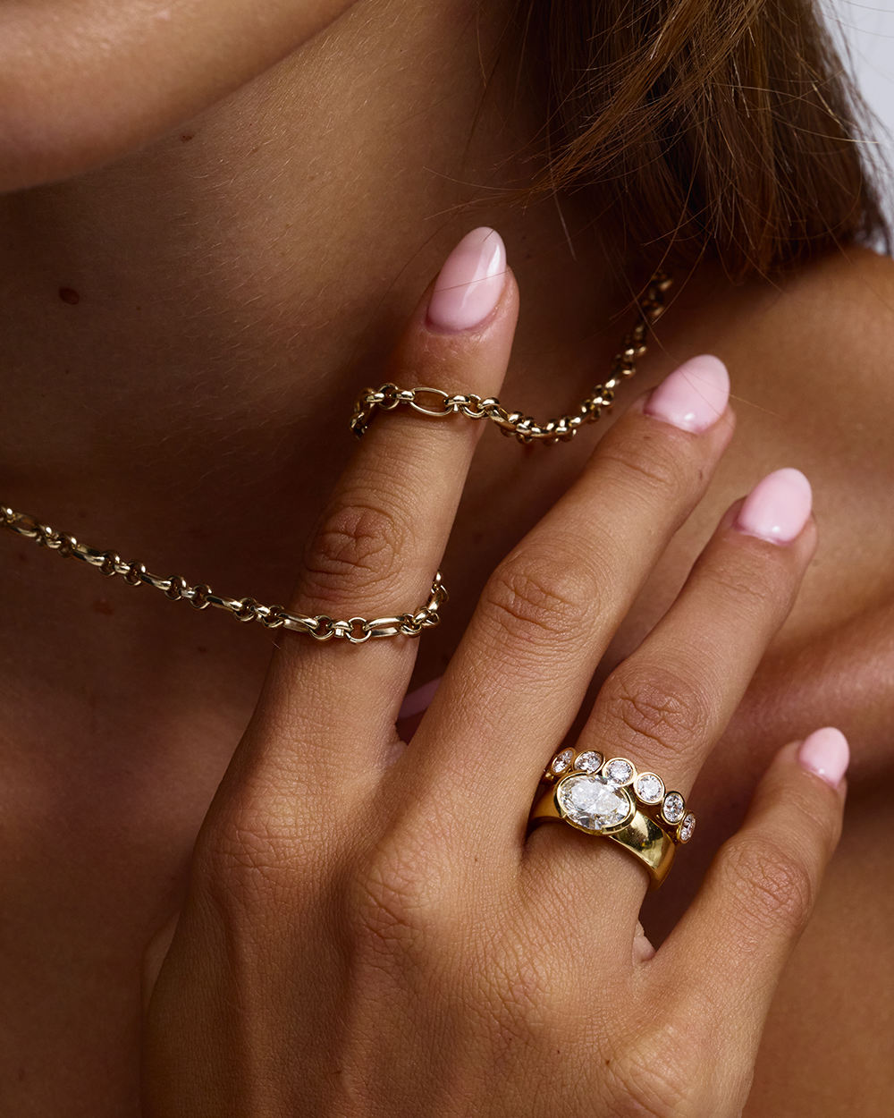 Arissa Round Bezel Diamond Ring classajewellers