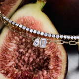 Bridget Double Diamond Toi et Moi Necklace classajewellers