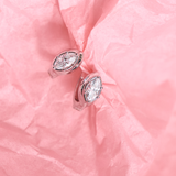 Cleo Marquise Diamond Huggies classajewellers