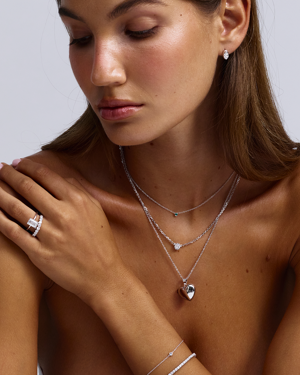 Puffy Heart Necklace classajewellers