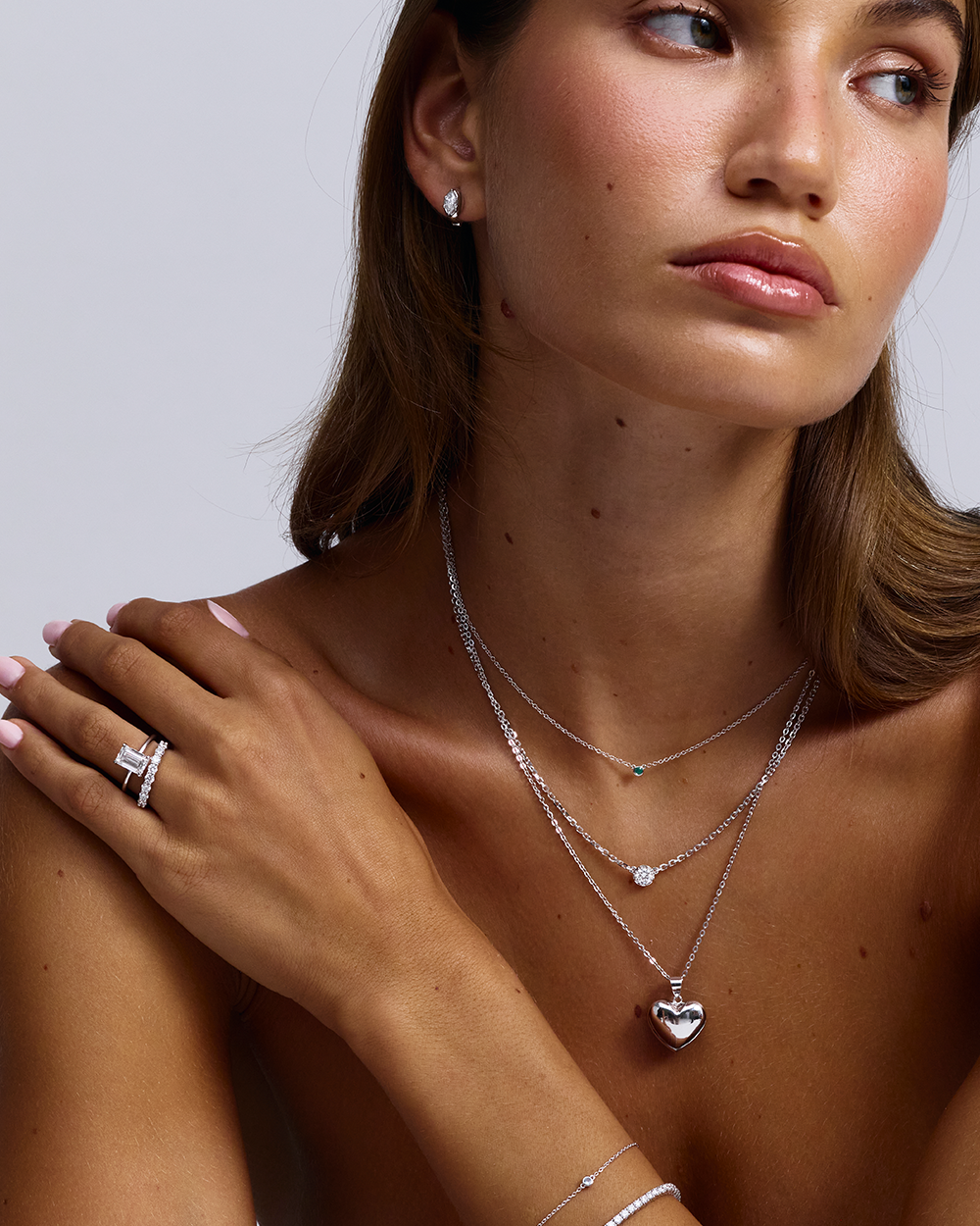 Puffy Heart Necklace classajewellers