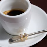 Cleo Pear Diamond Huggies