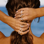 Mana Pear Diamond Engagement Ring