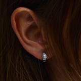 Cleo Marquise Diamond Huggies classajewellers