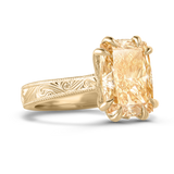 Genevieve Champagne Diamond Engagement Ring classajewellers