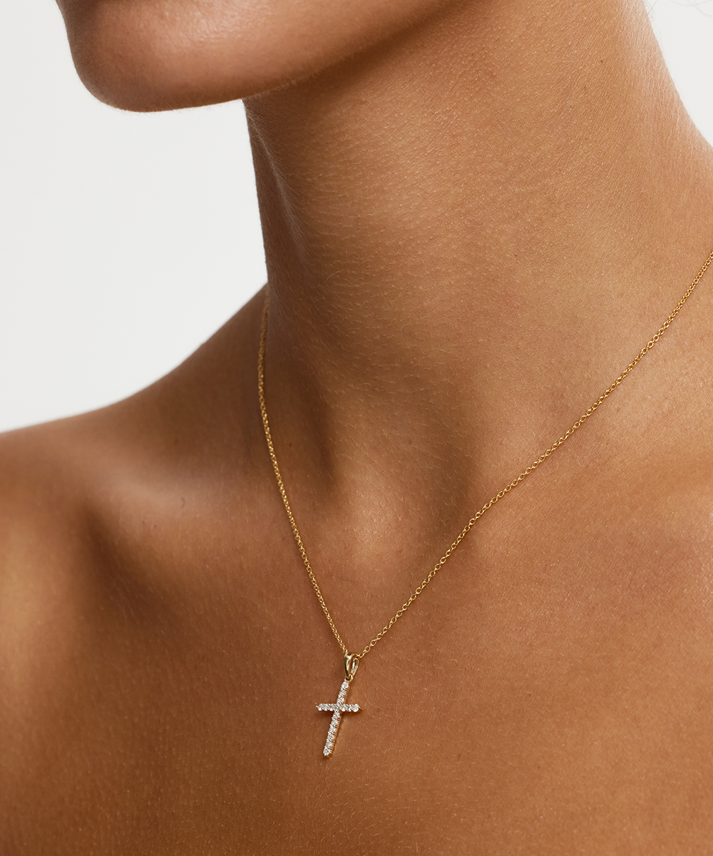 Diamond Cross Necklace