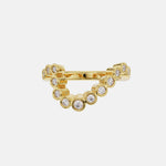 Zara Bezel Diamond Wedding Band