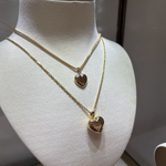 Dome Heart Necklace